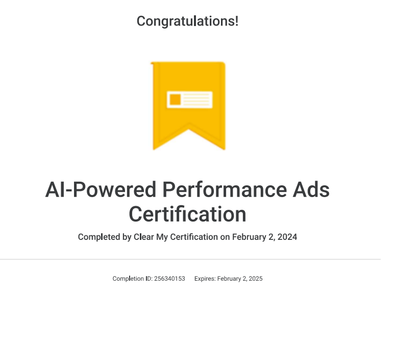 Google-AI-Powered-Performance-Ads-Certification